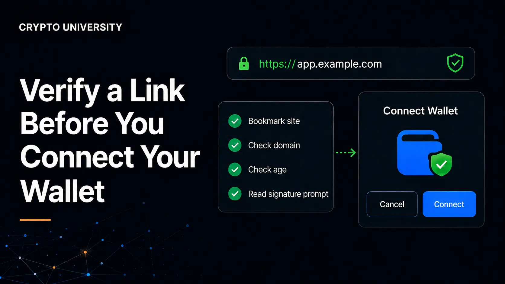 How to Check a Link Before You Connect Your Wallet