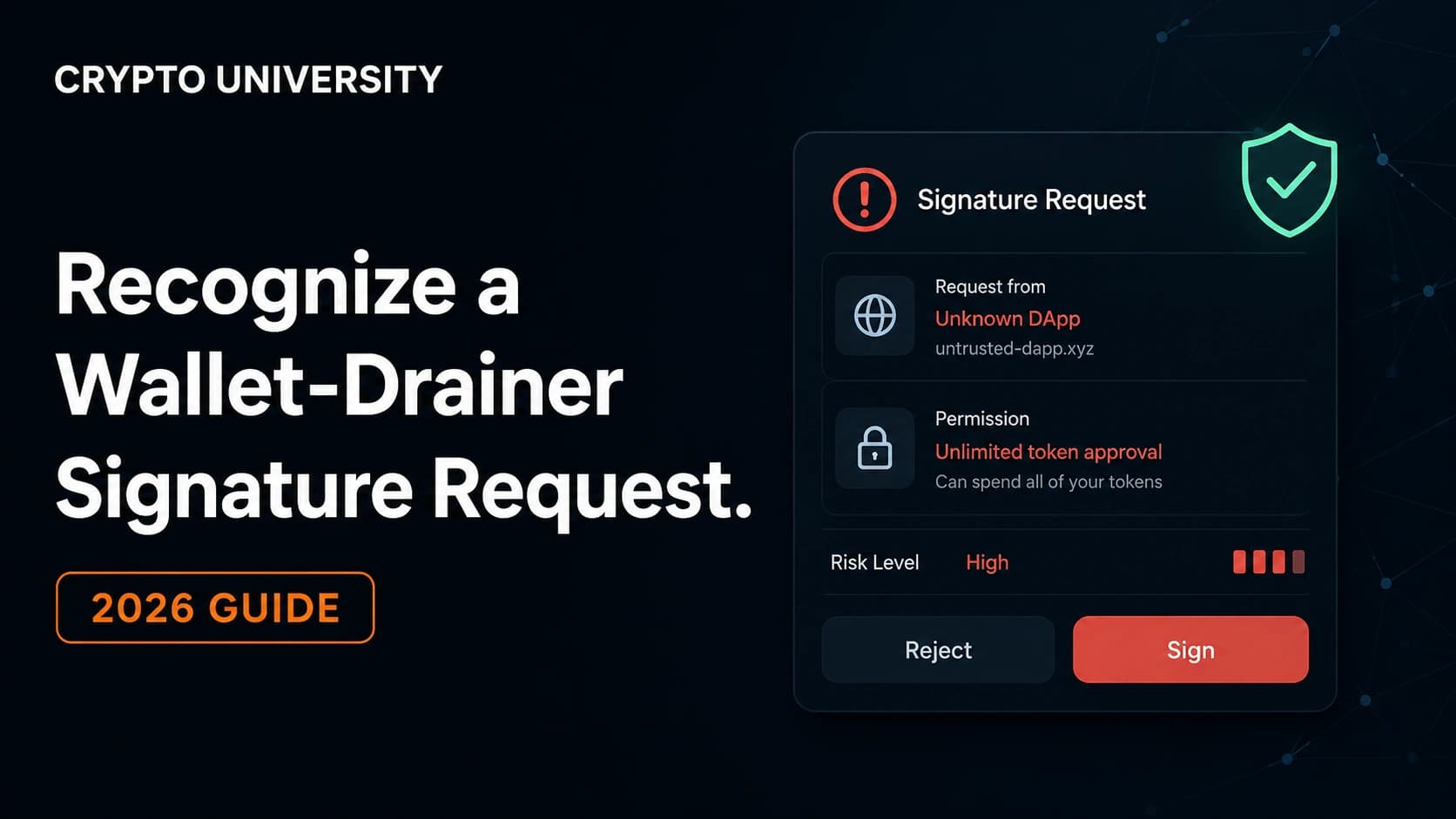 How to Recognize a Wallet-Drainer Signature Request
