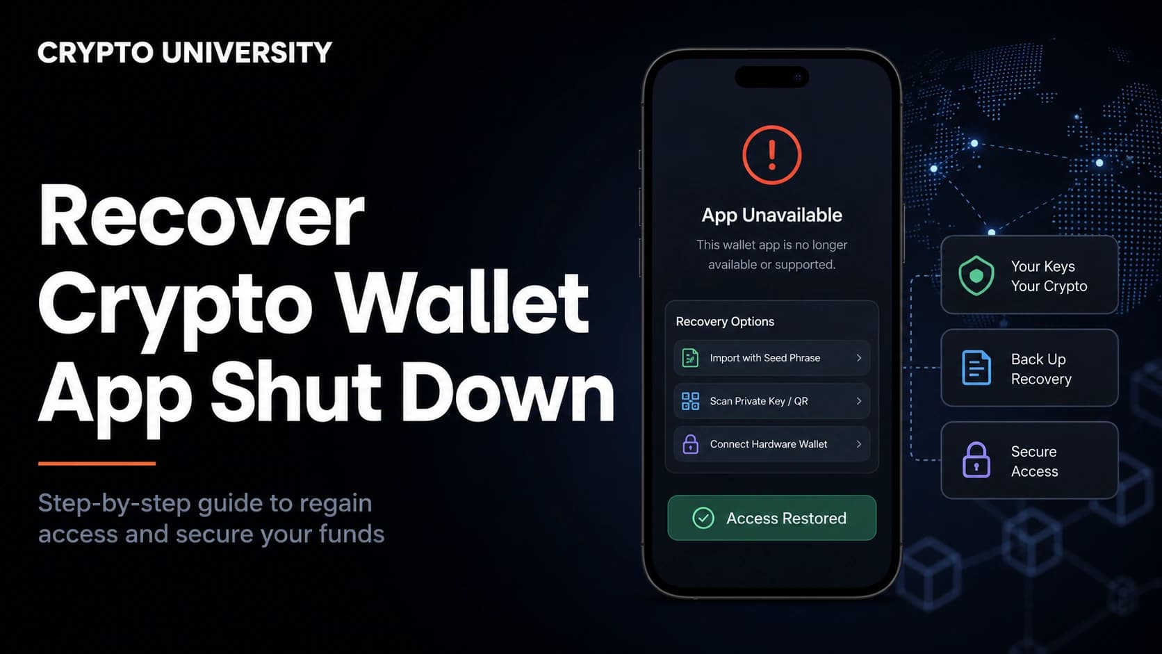 How to Recover Access to a Wallet When the App Is No Longer Available