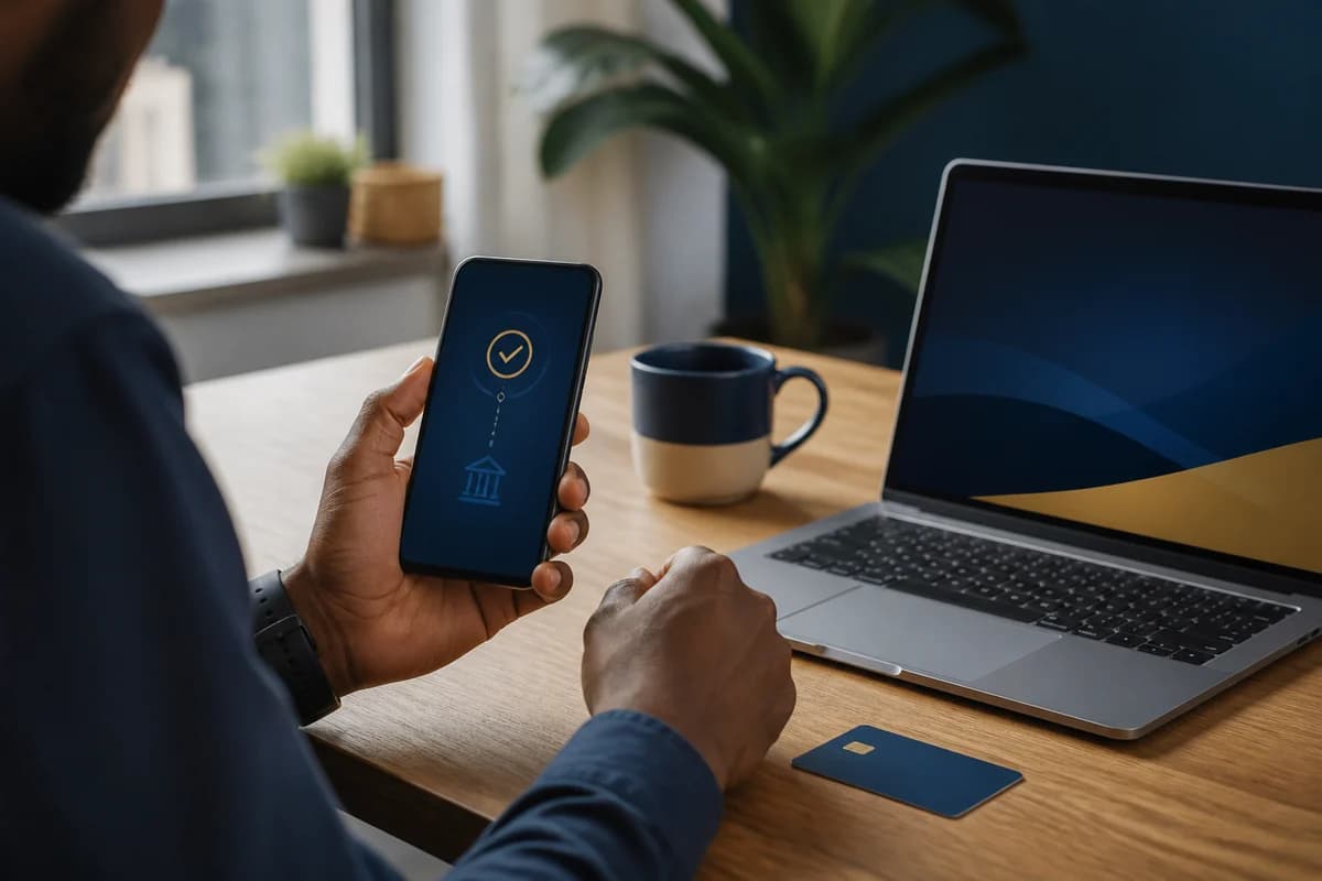 A South African crypto holder reviewing a bank withdrawal