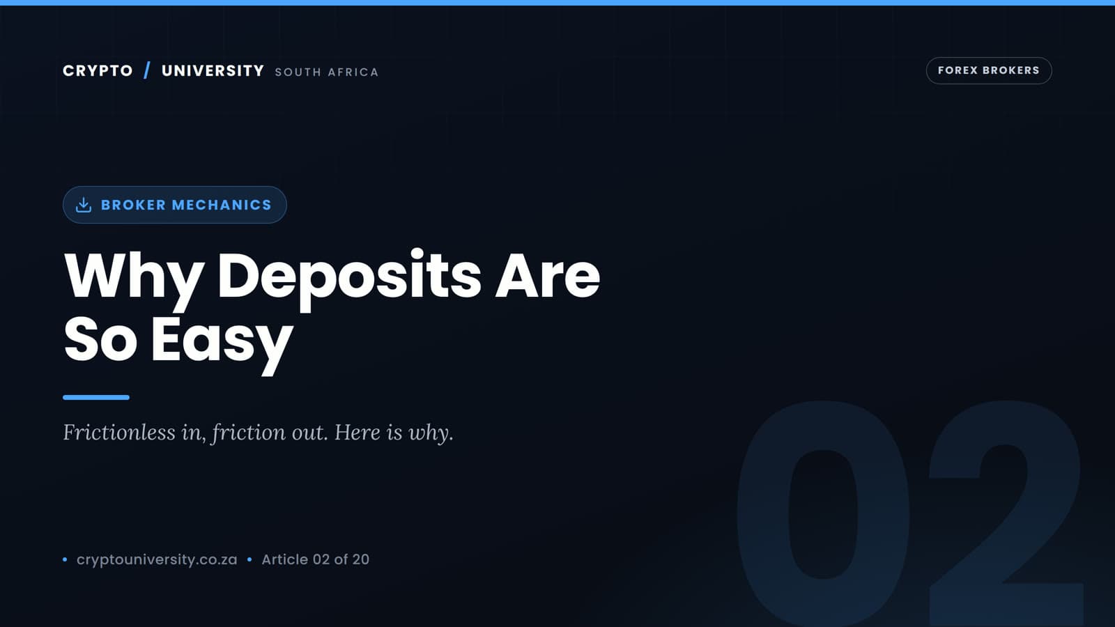 Why Do Forex Brokers Make It So Easy to Deposit Money?