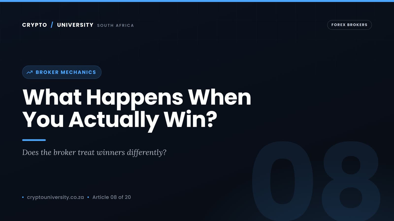 What Happens When You Actually Become Profitable With a Forex Broker?