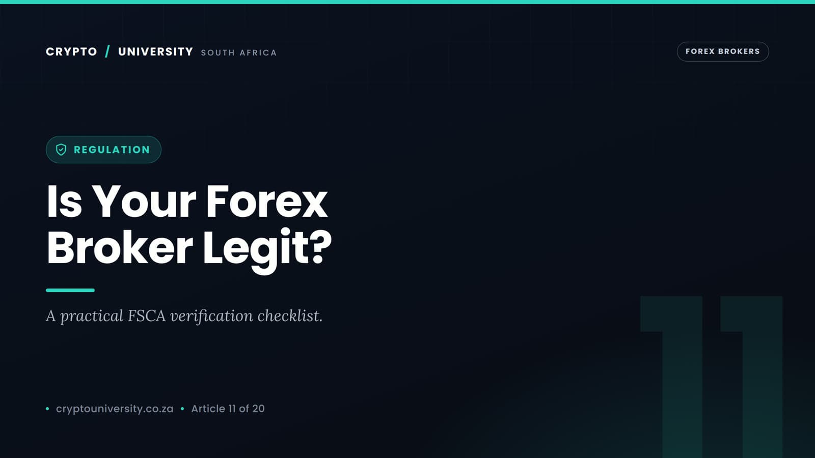 How to Check If a Forex Broker Is Legit in South Africa