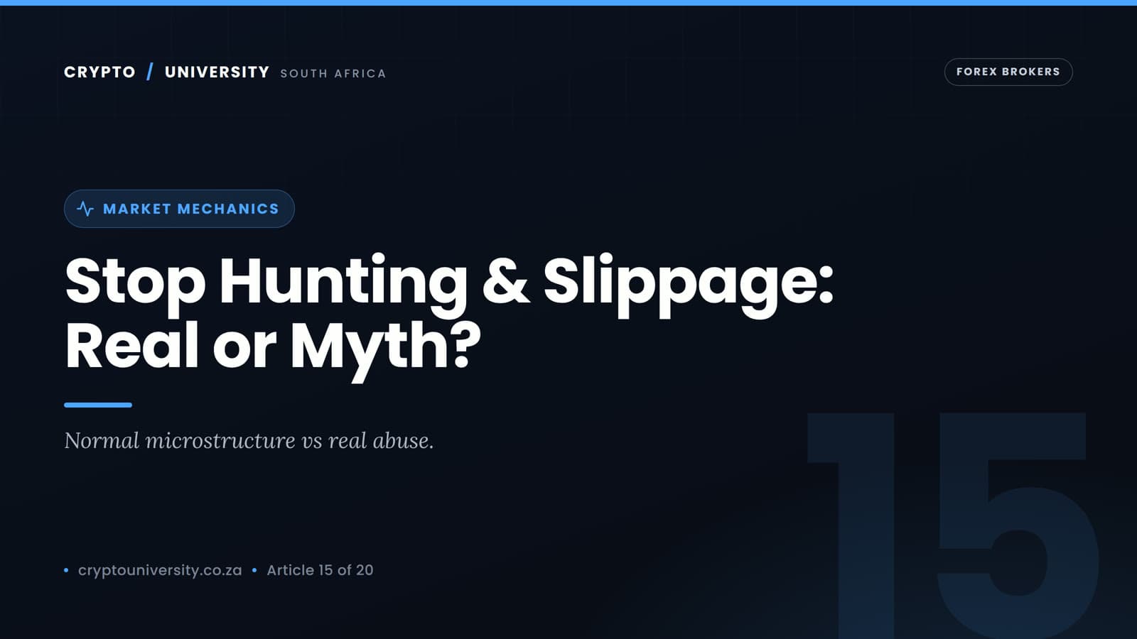 Spread Manipulation, Slippage and Stop Hunting: What's Real and What's a Myth?