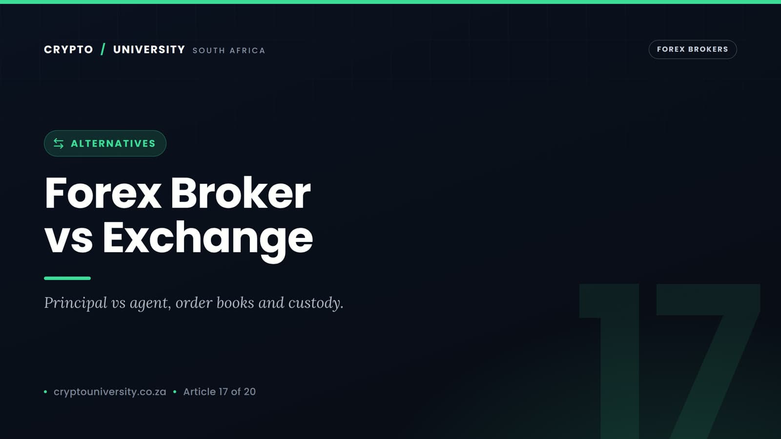 Forex Broker vs Exchange: What's the Difference?