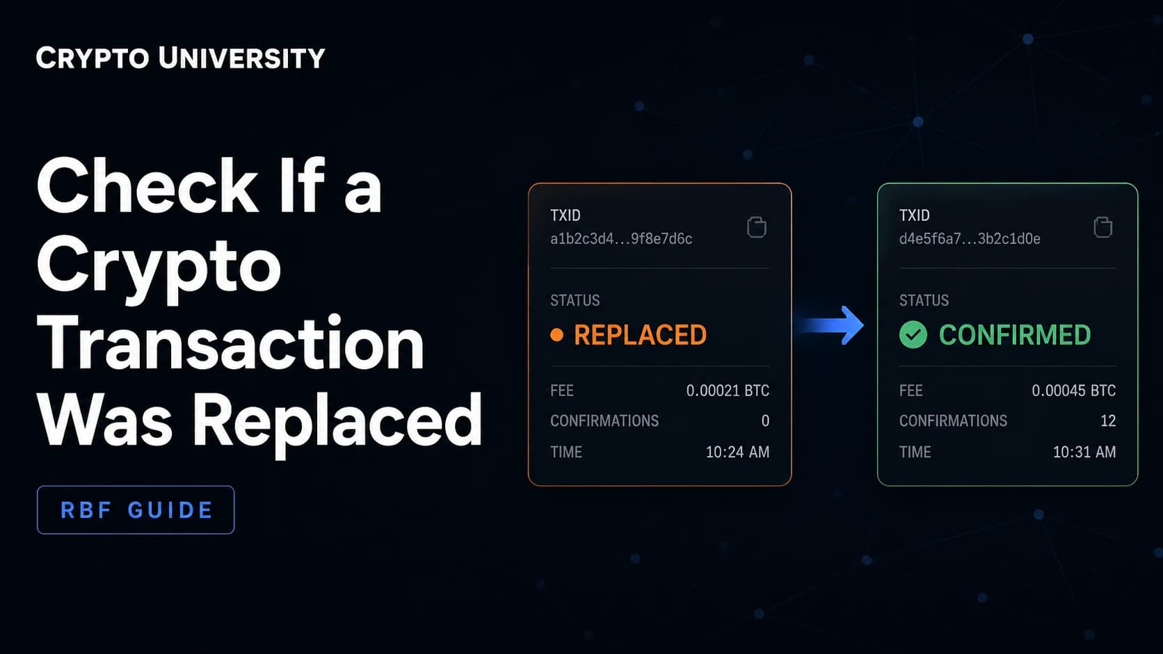 How to Check Whether a Transaction Was Replaced