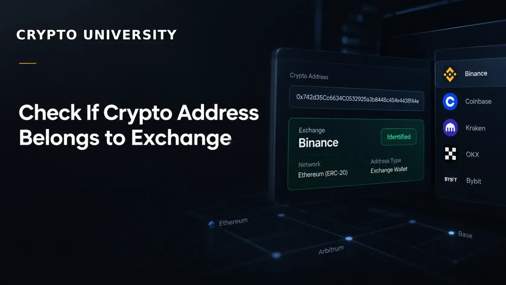 How to Check Whether a Crypto Address Belongs to an Exchange