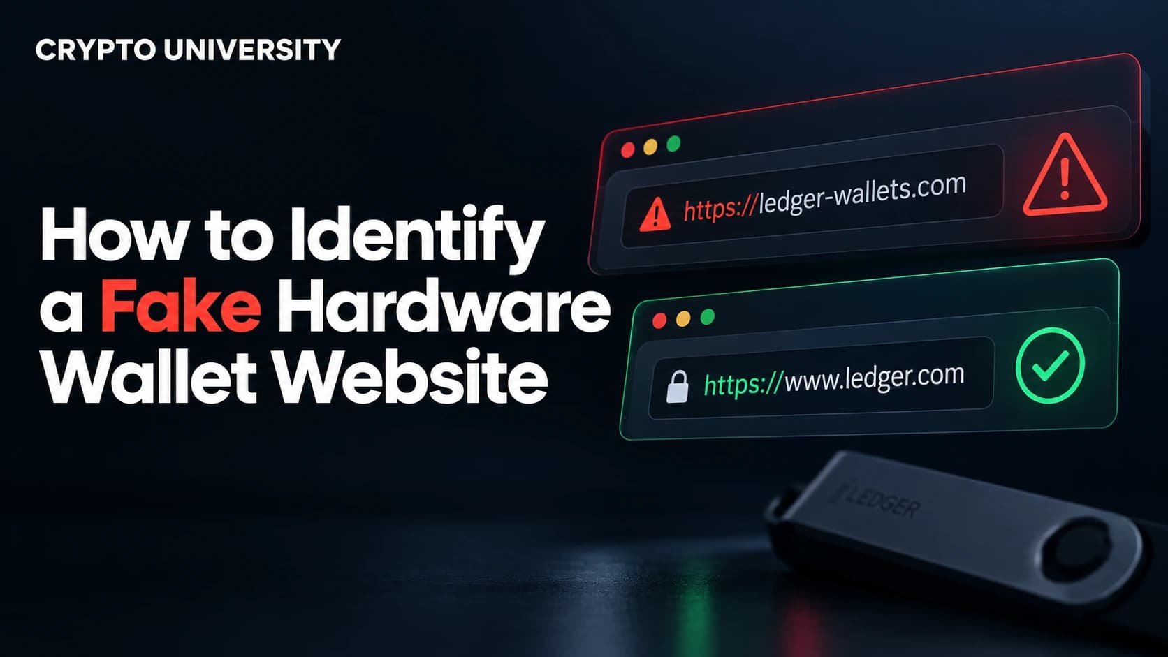 How to Identify a Fake Hardware Wallet Website
