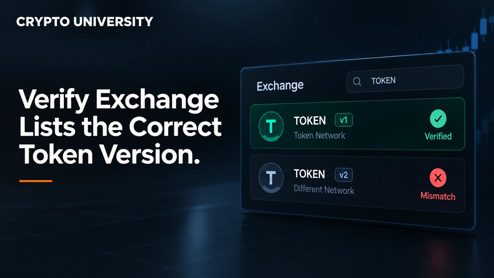 How to Verify That an Exchange Lists the Correct Version of a Token
