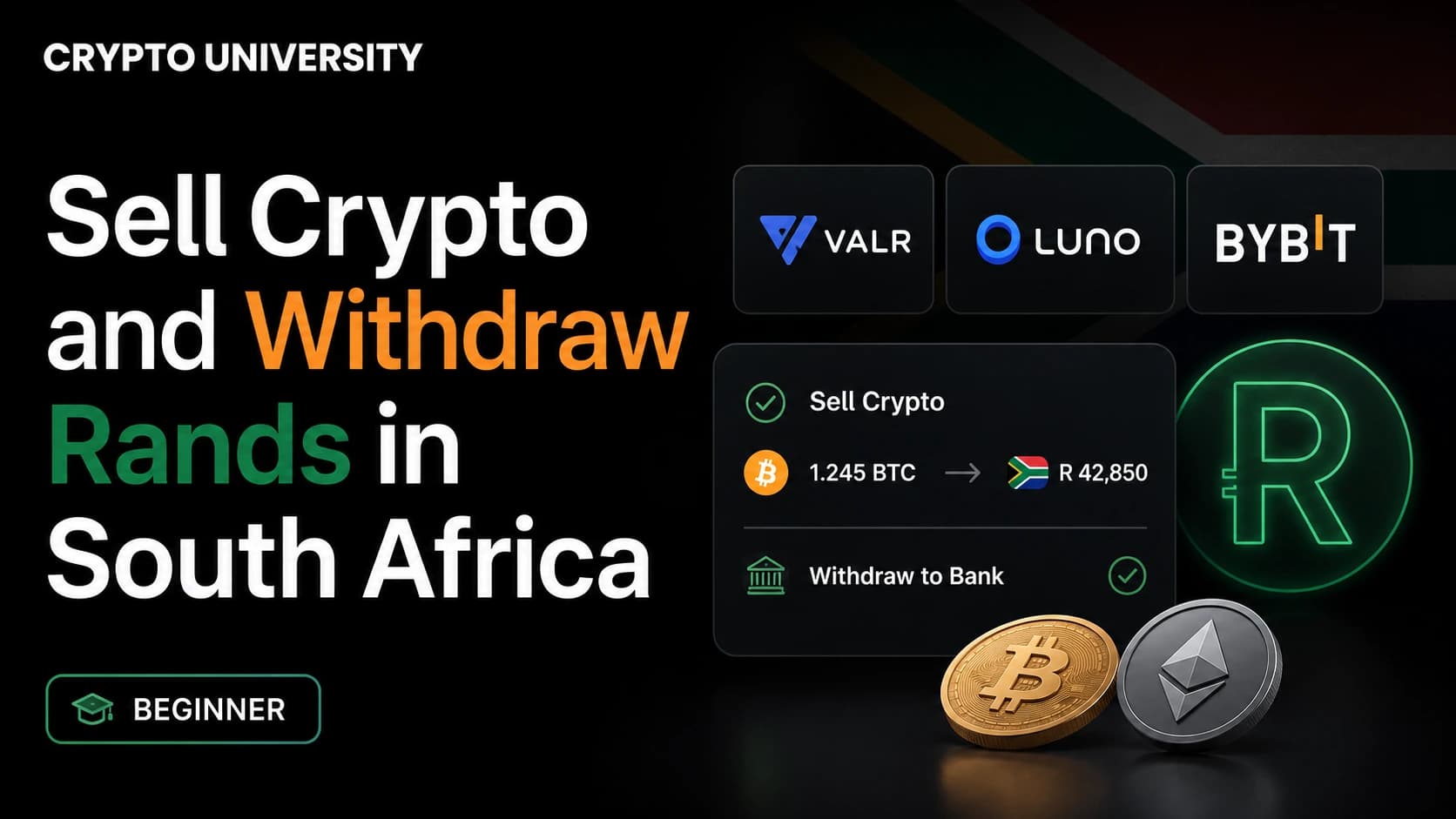 How to Sell Crypto and Withdraw Rands in South Africa