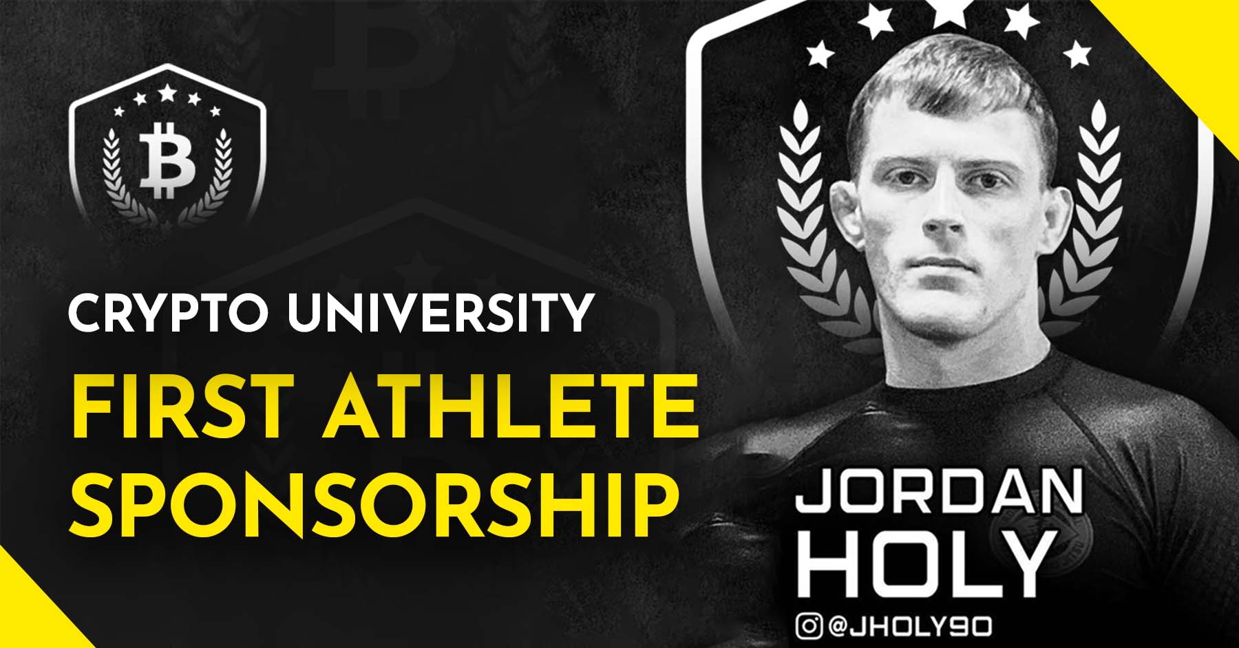 Crypto University’s First Sponsored Athlete