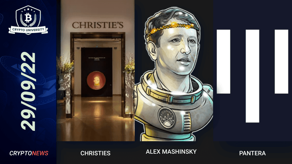 <strong>Christie's NFT Art Curation Marketplace, Celsius CEO Alex Mashinsky Resigns, Pantera To Raise $1.25B For Blockchain Fund</strong>