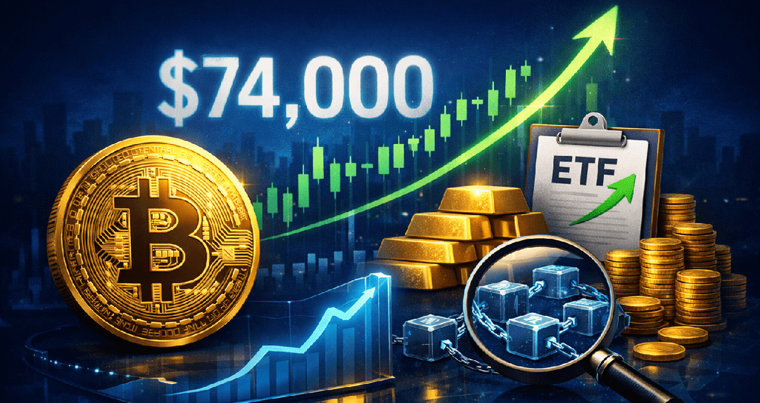 Bitcoin’s Surge Past $74,000: How Spot ETF Inflows and Institutional Buying Are Fueling the 2026 Rally