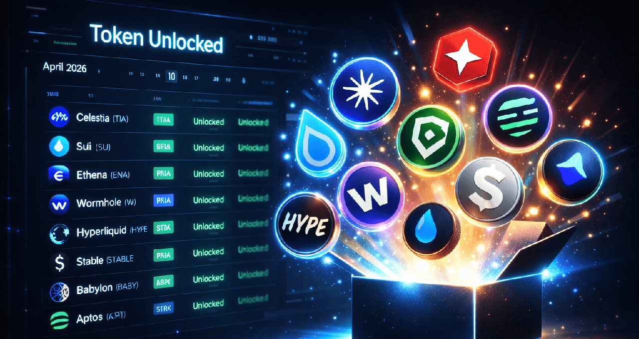 Token Unlocks and Supply Events: April 2026 Calendar
