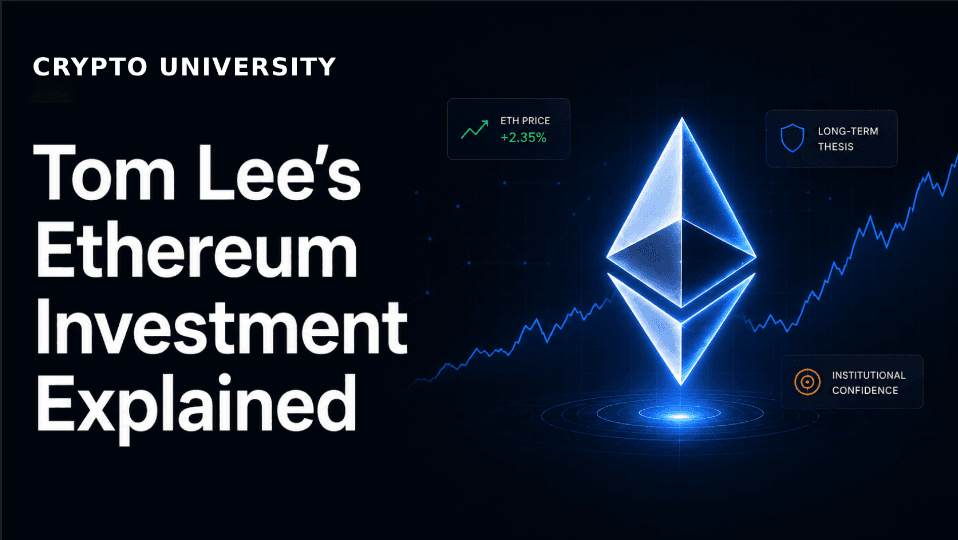 Tom Lee’s Ethereum Investment Explained: The BitMine Play