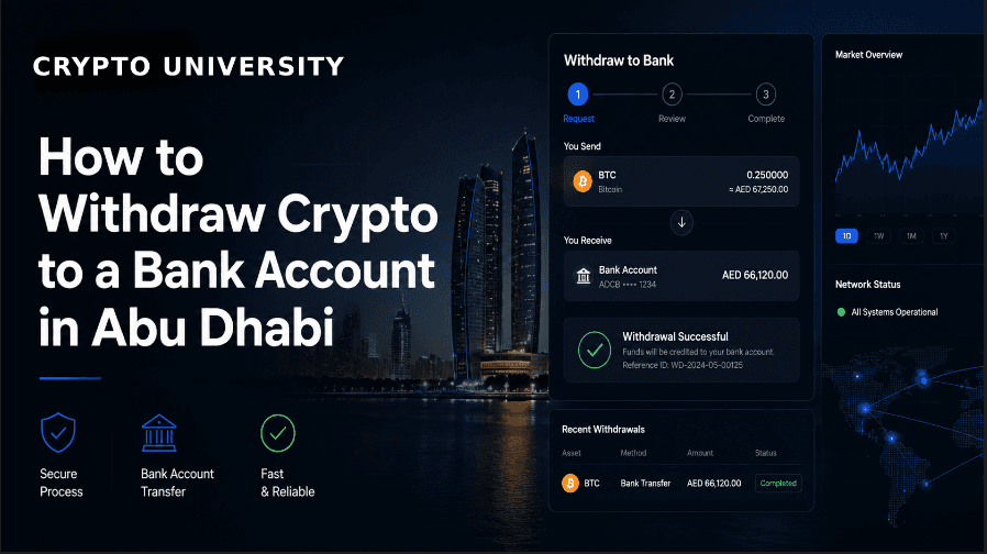 How to Withdraw Crypto to a Bank Account in Abu Dhabi