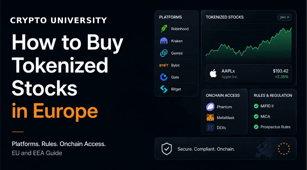 How to Buy Tokenized Stocks in Europe: Platforms, Rules and a Simple Step-by-Step Guide