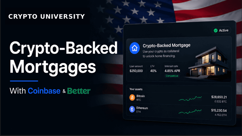 Crypto-Backed Mortgages Explained: How Bitcoin Down Payment Loans Work