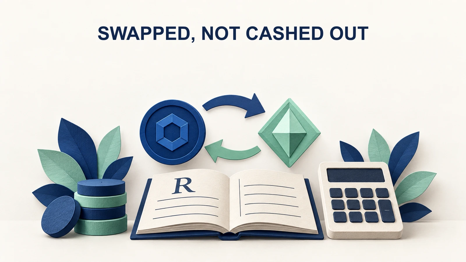 A crypto swap recorded with rand values for tax analysis.