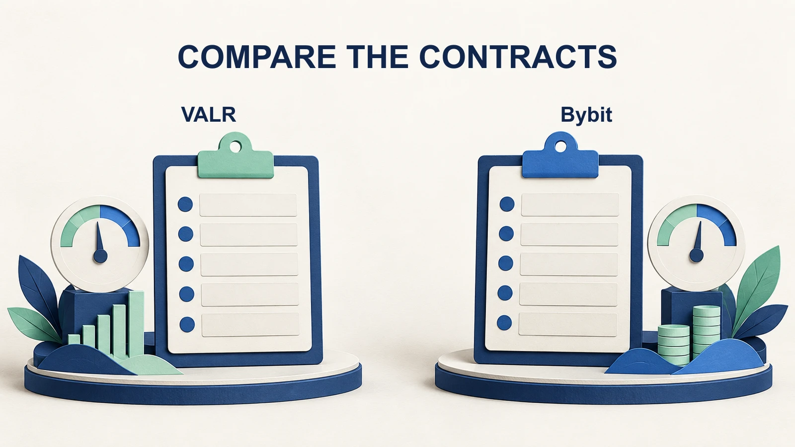 VALR and Bybit derivative contract terms compared.