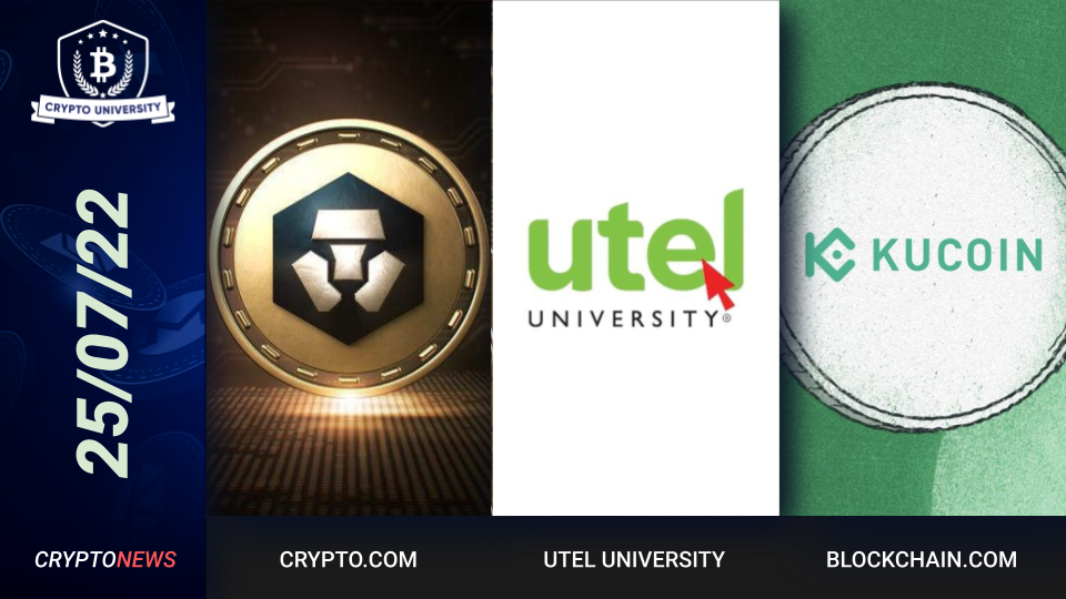 Crypto.com Cuts Netflix Benefits For Low-Tier Cards, Utel University Accepts Crypto, KuCoin CEO Addresses FUD