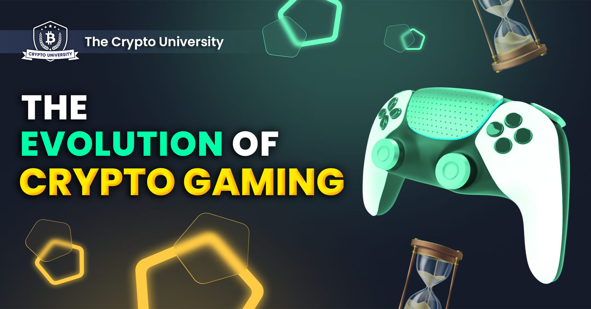 A featured image for a post on The evolution of crypto gaming